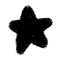 Soft Blurred Ink Star