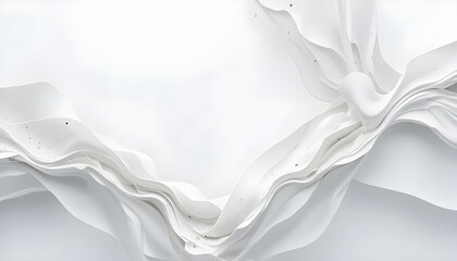 White Abstract Background Vector with Blank Space for Text in Minimalist Design