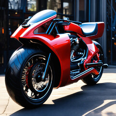 motorcycle on the street