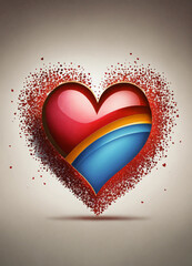 abstract heart background