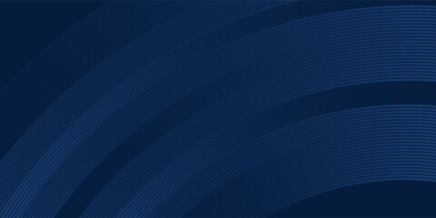 3D modern wave curve abstract presentation background. Luxury paper cut background. Abstract decoration, golden pattern, halftone gradients, 3d Vector illustration. Dark blue background