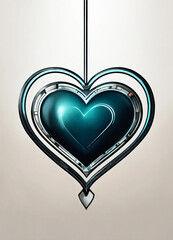 heart in the form of a heart