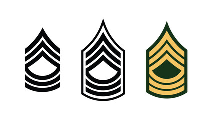 US ARMY military veteran set badge