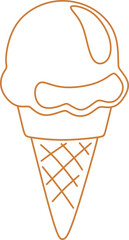 Ice Cream Cone Doodle