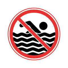 no swimming symbol