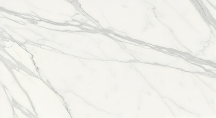Fototapeta premium Polished White Marble Texture with Light Grey Veins for Luxurious Contemporary Surfaces