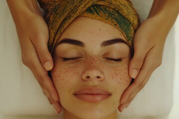 woman in spa