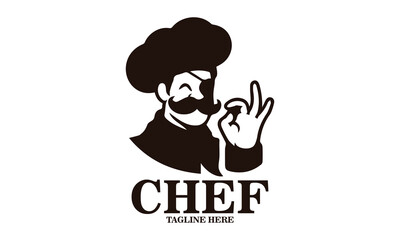 Illustration funny pizza chef shows you how delicious pizza vector design. pizza chef logo and pizza chef vector illustration