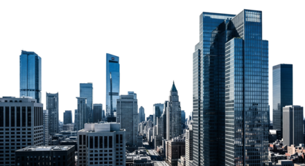 skyscrapers city