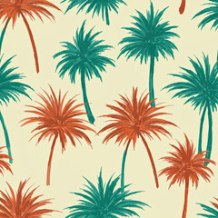 seamless background with flowers By Generated AI