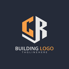 Modern Building Letter Logo Design – Real Estate Monogram Branding
