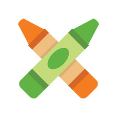 Crayon icon, crayons icon flat design illustration, crayons clip art, crayon clip art, color crayons clip art