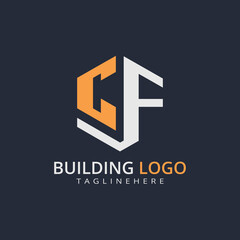 Modern Building Letter Logo Design – Real Estate Monogram Branding
