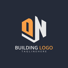 Modern Building Letter Logo Design – Real Estate Monogram Branding

