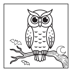 My First Halloween Coloring Book For  Kids 
