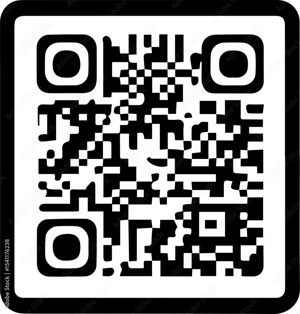 Aufkleber modern qr code icon for website or app linking