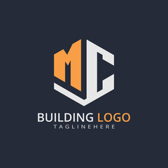 Modern Building Letter Logo Design – Real Estate Monogram Branding
