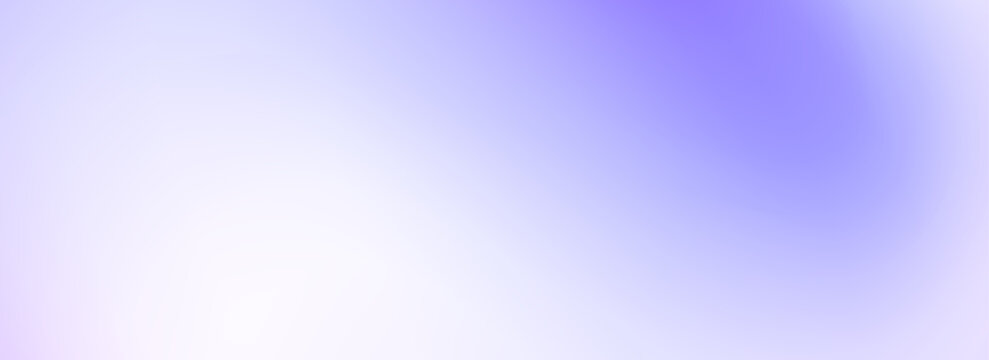 Soft smooth pastel purple gradient background. Light lavender satin wallpaper. Abstract lilac color backdrop for banner, flyer, presentation, advertising. Vector subtle blurred liquid violet cover