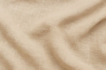 Soft Beige Linen Texture Fabric Background for Design and Artistic Use in Creative Projects