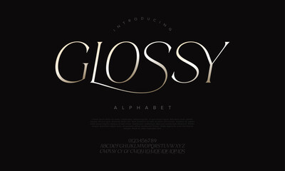 Display font with a chic gradient effect, perfect for high-end branding, cosmetics, and modern packaging