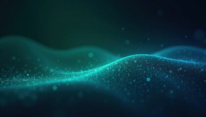 Dark green-blue glowing noise, subtle gradient webpage header, modern, digital