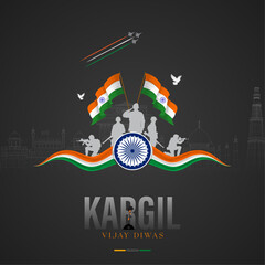 Kargil Vijay Diwas Poster: Silent victory, soldier's salute, India's tribute