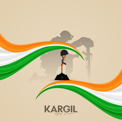 Kargil Vijay Diwas Poster: Honoring soldiers, sacrifice, and the Indian flag


