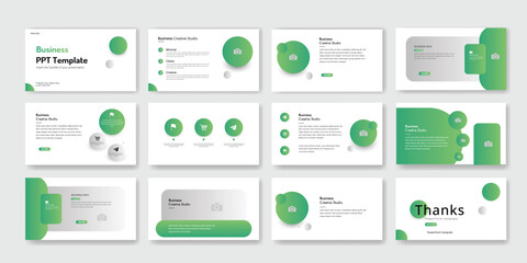 PowerPoint, presentation, template, business, modern, minimalist, green, gradient, design, slides, deck, corporate, professional, clean, simple, infographic, marketing, strategy, planning, report, suc