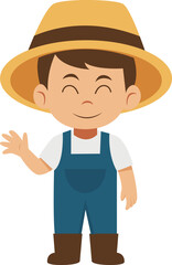 farmer cartoon illustration