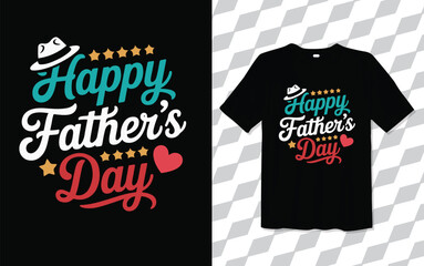 Happy Fathers Day T shirt modern and trendy typography Tshirt designs, T-shirt design with typography, Famous quotes t-shirt design, apparel and clothing, Black