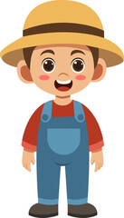 farmer cartoon illustration