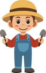 farmer cartoon illustration