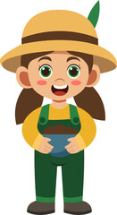 farmer cartoon illustration