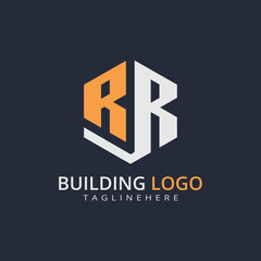 Modern Building Letter Logo Design – Real Estate Monogram Branding
