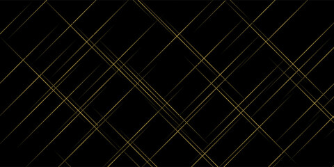 Abstract black with gold lines, triangles background modern design. Vector illustration EPS 10.
