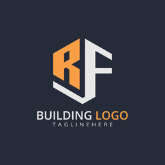 Modern Building Letter Logo Design – Real Estate Monogram Branding
