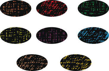 Abstract grunge brush stroke or pencil strokes. Intricate grunge patterns, perfect for adding a touch of texture and depth to graphic designs or artistic projects. Editable vector, EPS 10
