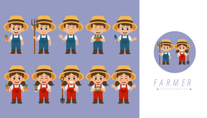 farmer cartoon illustration