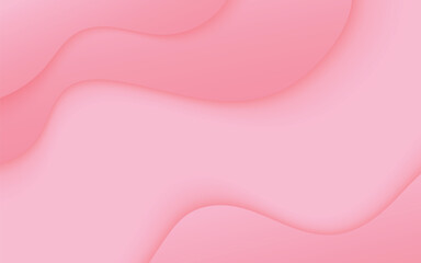Soft Pink Fluid Abstract Background. Pastel Wave Minimal Design for Beauty, Branding, and Presentation. Illustration vector 10 eps.