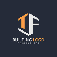 Modern Building Letter Logo Design &ndash; Real Estate Monogram Branding
