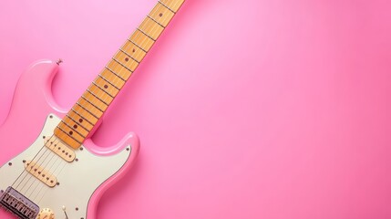 Obraz premium Minimalist Guitar Composition