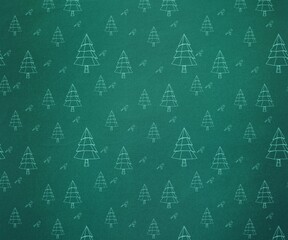 Green christmas tree pattern