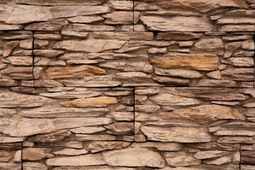Modern stone wall, Close-up