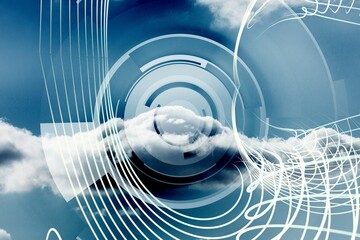 Energy design on a futuristic structure