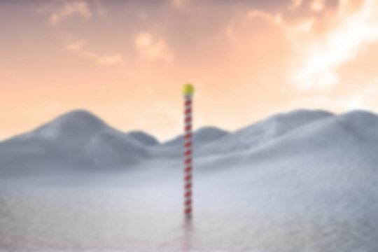 Fototapeta Blurry north pole landscape