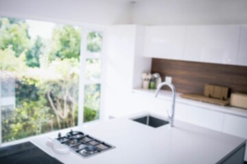 Interior of modern kitchen at home