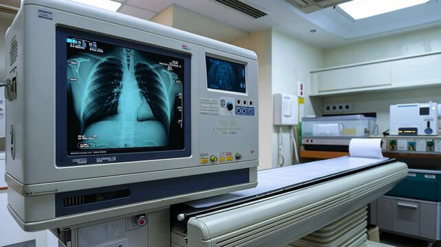 selective focus, X-ray machine for diagnosing chest diseases