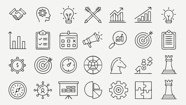 Set of hand drawn Paris icons vector symbols and doodle sketches for web design and illustration