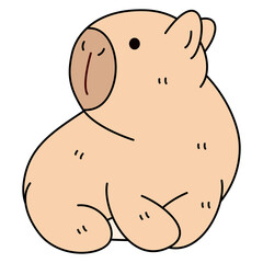 cute capybara, capybara clipart, kawaii capybara, funny capybara, baby capybara, adorable capybara, capybara art, cartoon capybara, cute animal clipart,