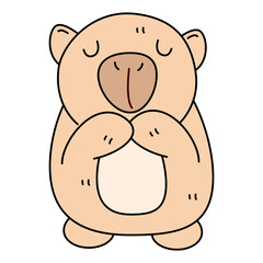 cute capybara, capybara clipart, kawaii capybara, funny capybara, baby capybara, adorable capybara, capybara art, cartoon capybara, cute animal clipart,